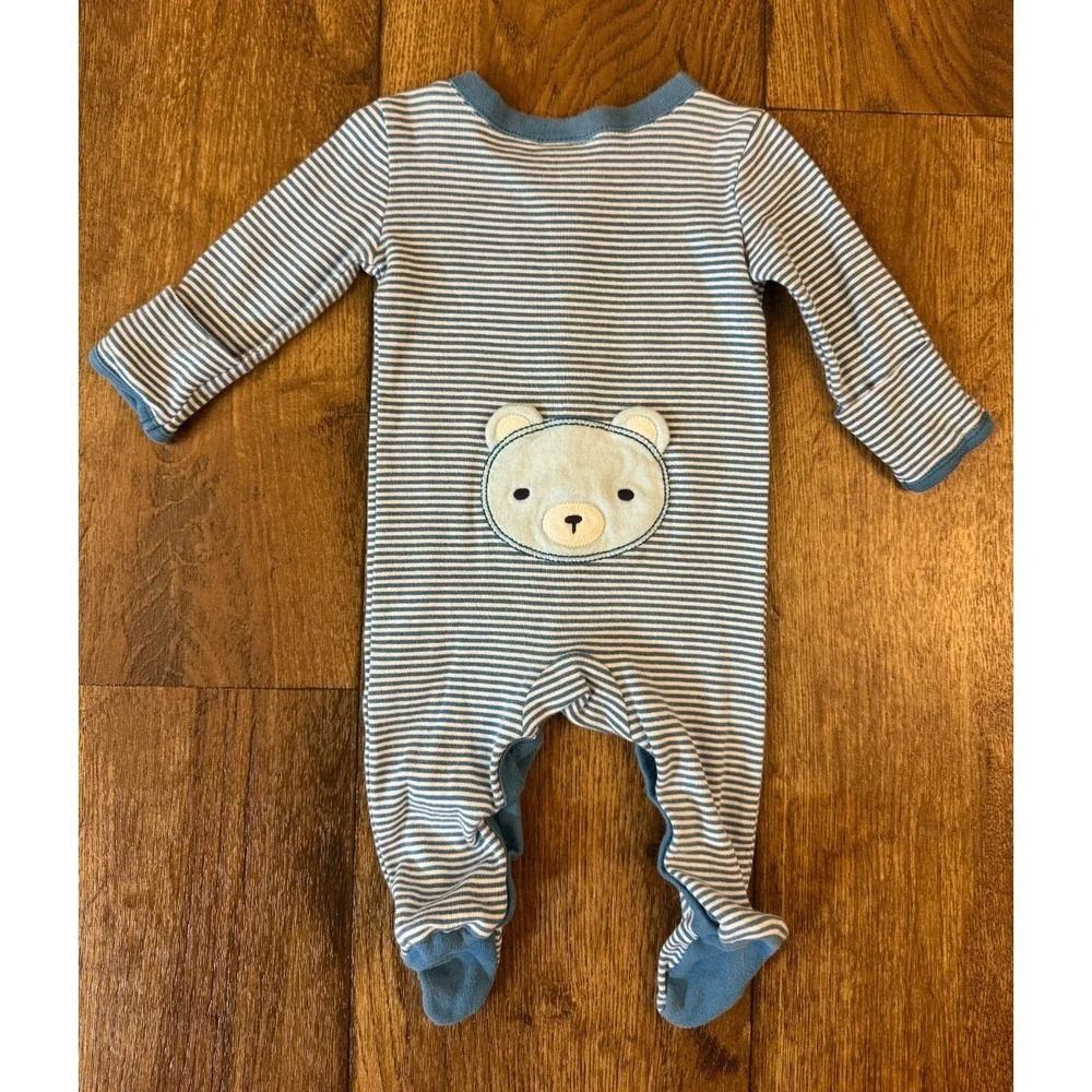 Baby Boy‎ 0/3 Months Footed Sleepers Rompers 1 PC Outfits Pajamas Clothes Frog